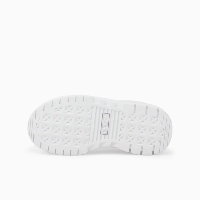 BASKETS ENFANT PUMA MAYZE LTH PS BLANCHES