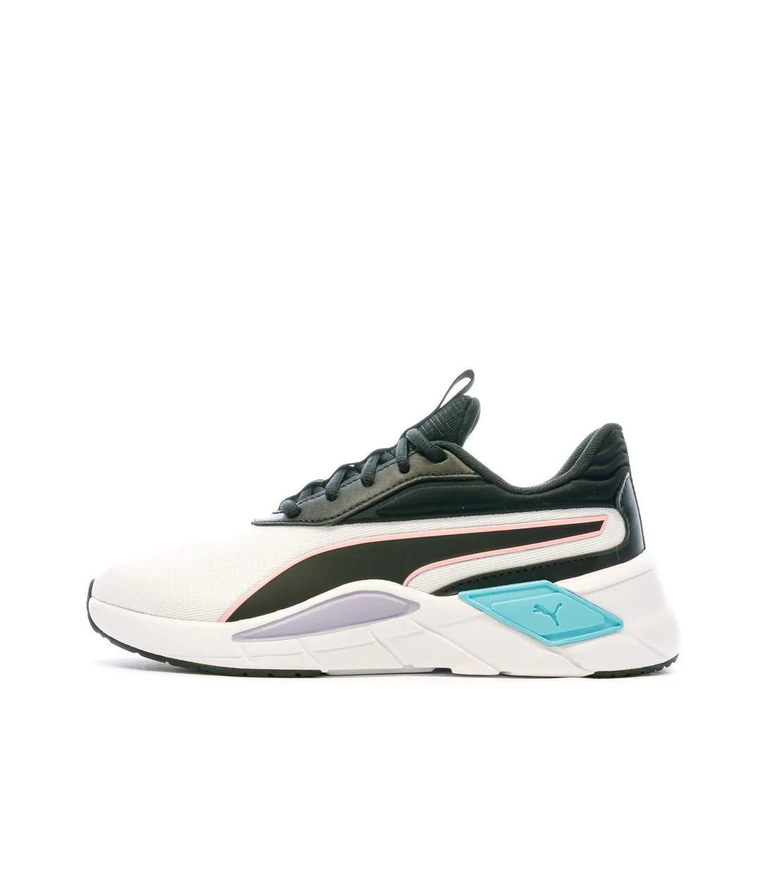 Baskets Noires/Blanches/Bleu Femme Puma Lex