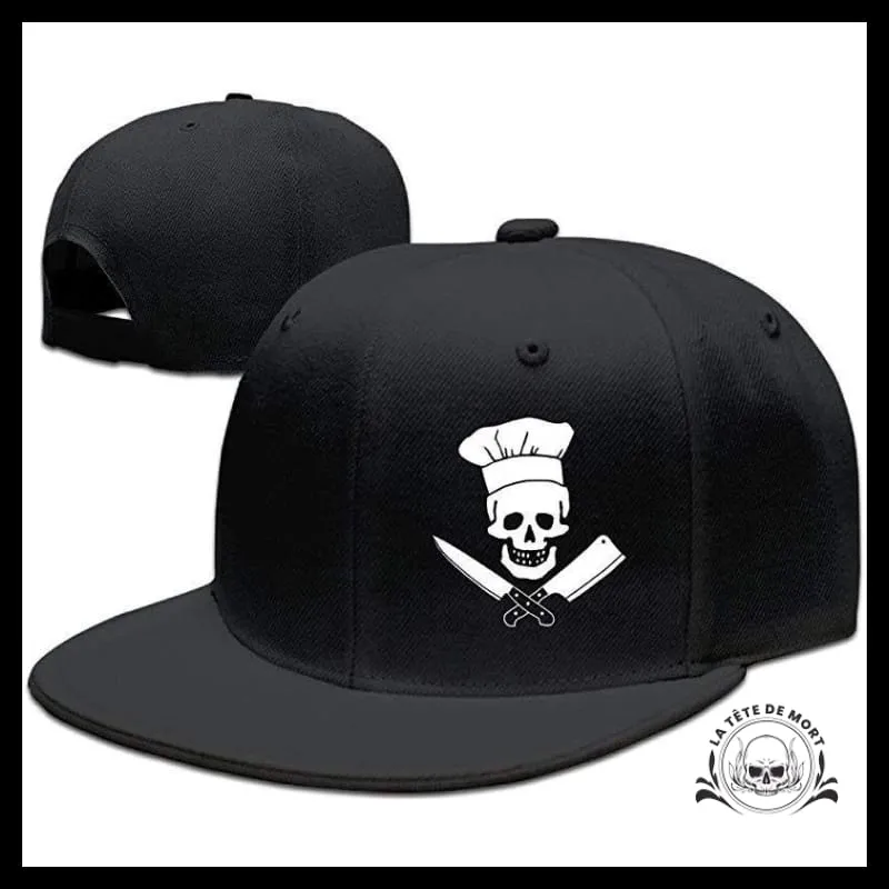 Casquette Tête de Mort Cuisinier