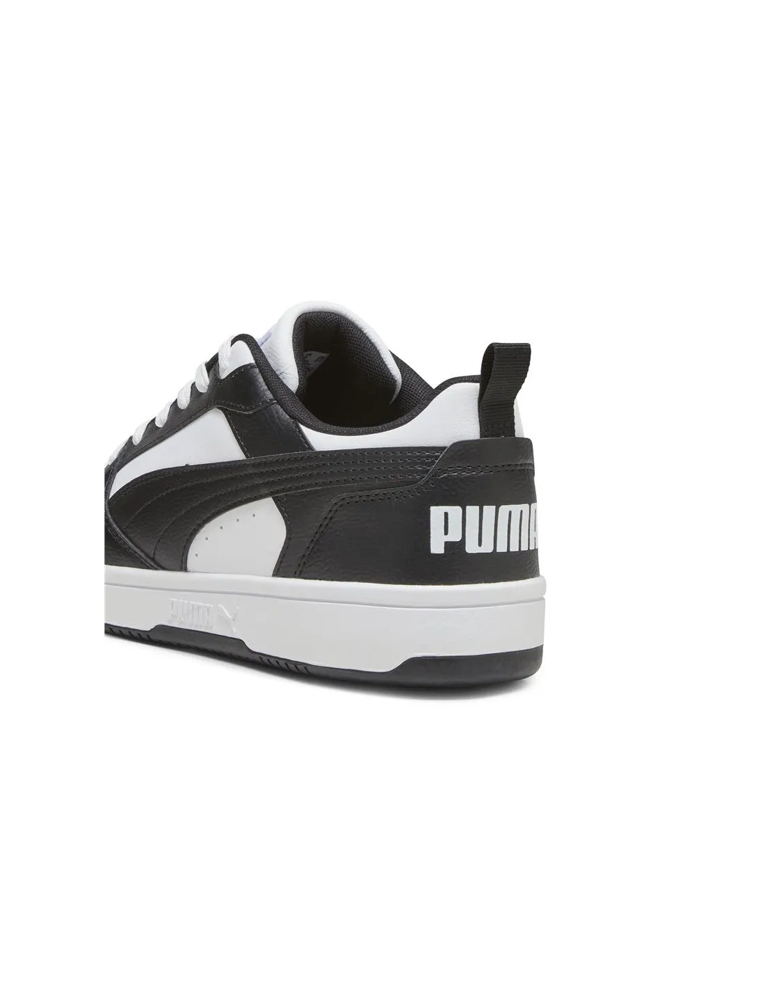Chaussures Puma Rebound V6 Low Homme Noir/Blanc
