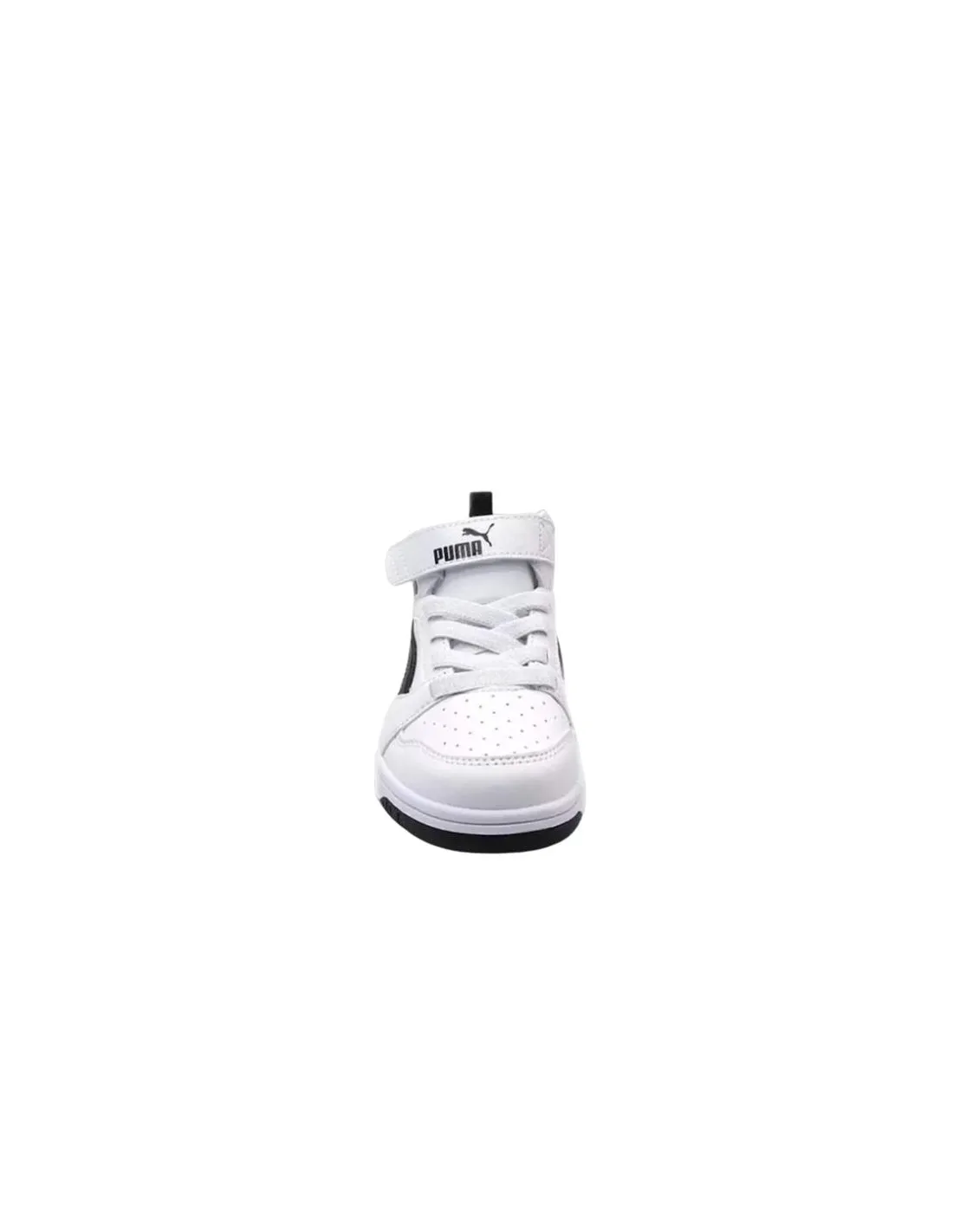 Chaussures puma Rebound V6 Mid Enfant Noir-Blanc
