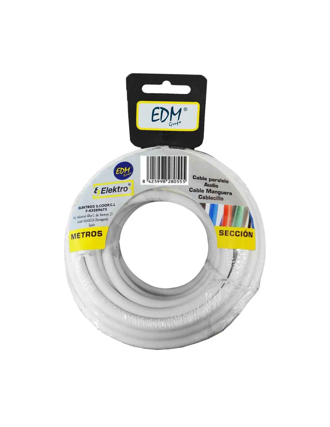 Enrouleur De Câble Coaxial Blindé En Aluminium 25m Edm - 28205