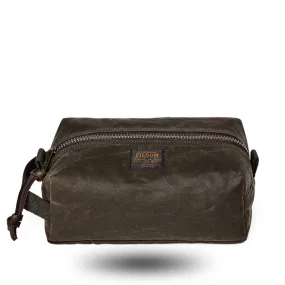 Filson Trousse de Toilette en Tin Cloth Verte