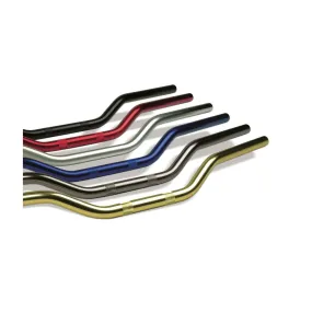 Guidon diamètre 22mm TRW en aluminium anodisé titanium