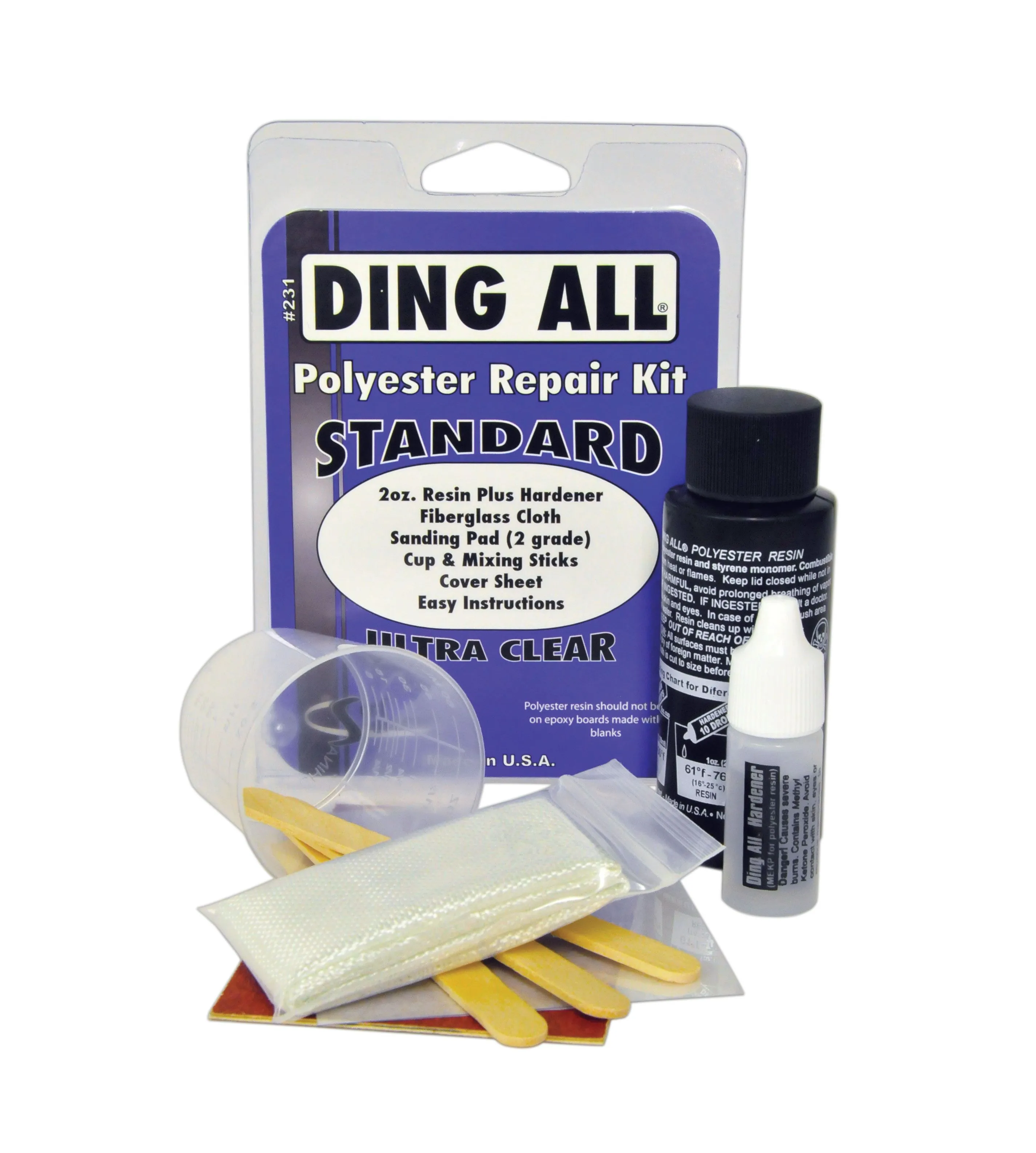 Kit de réparation surf POLYESTER