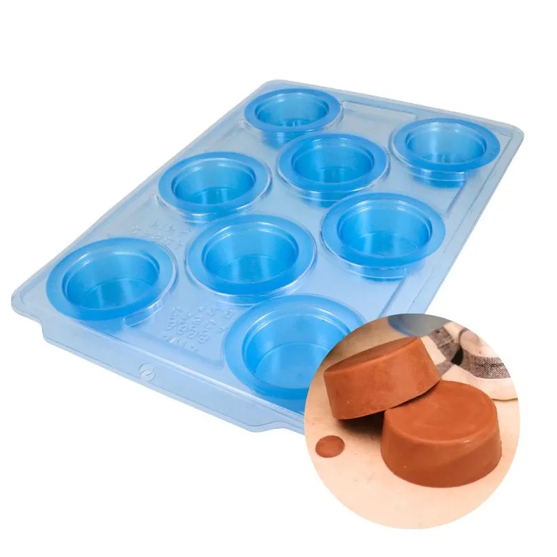 Moule chocolat en 3 parties 8 petits palets
