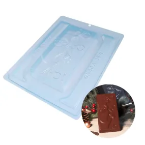 Moule chocolat en 3 parties Tablette père noël Patisdécor 