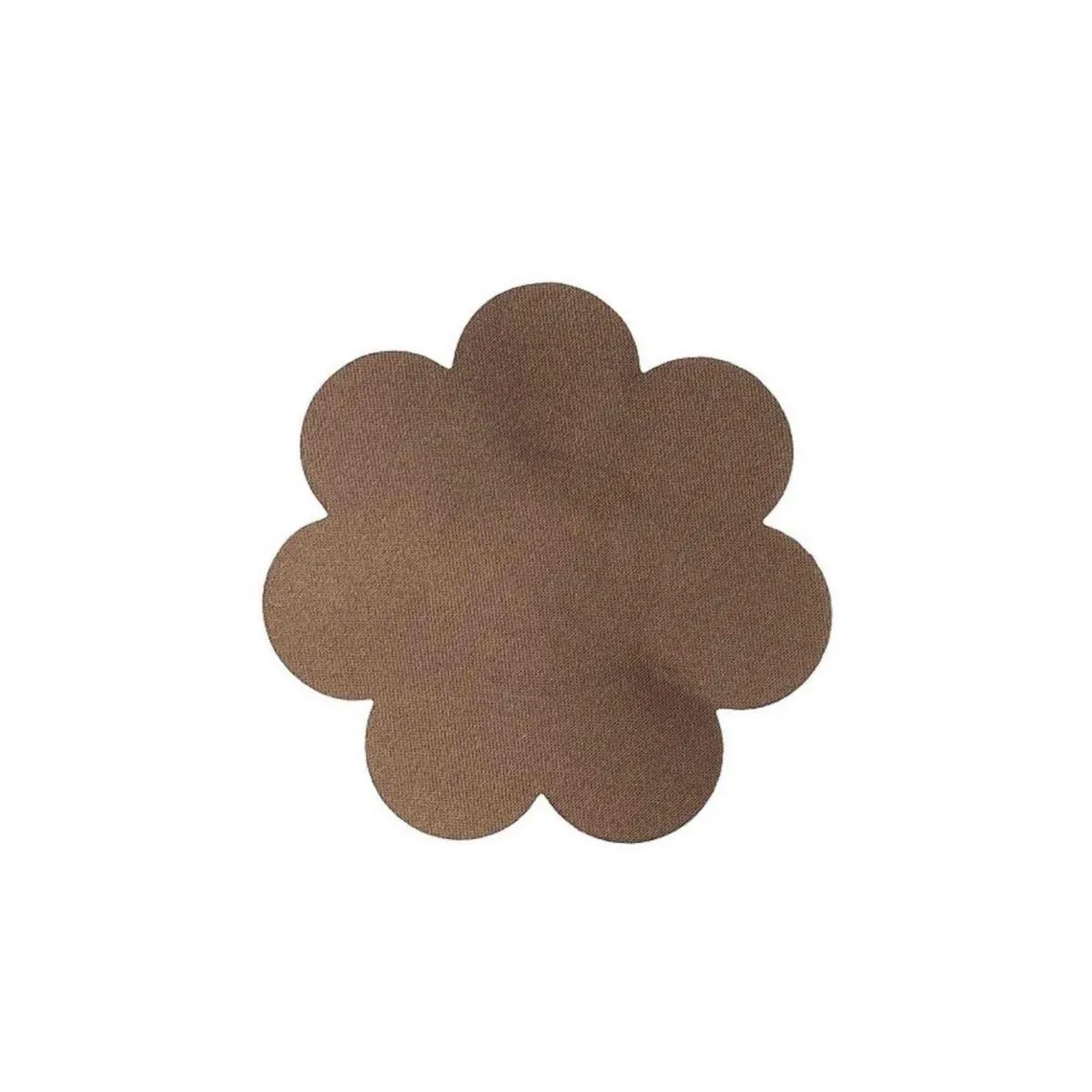Pack de 3 paires de coques fines adhésives et cache tétons Marron Bye Bra en coton | 3 Suisses