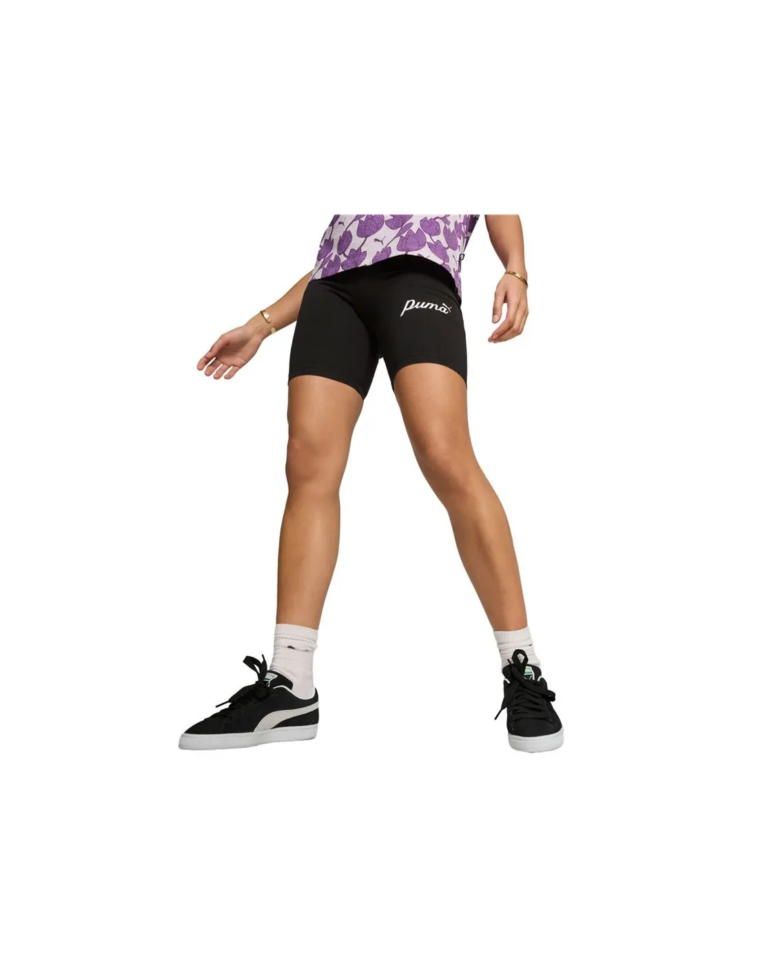 Pantalon Puma Essentials + 7" Script Femme Noir