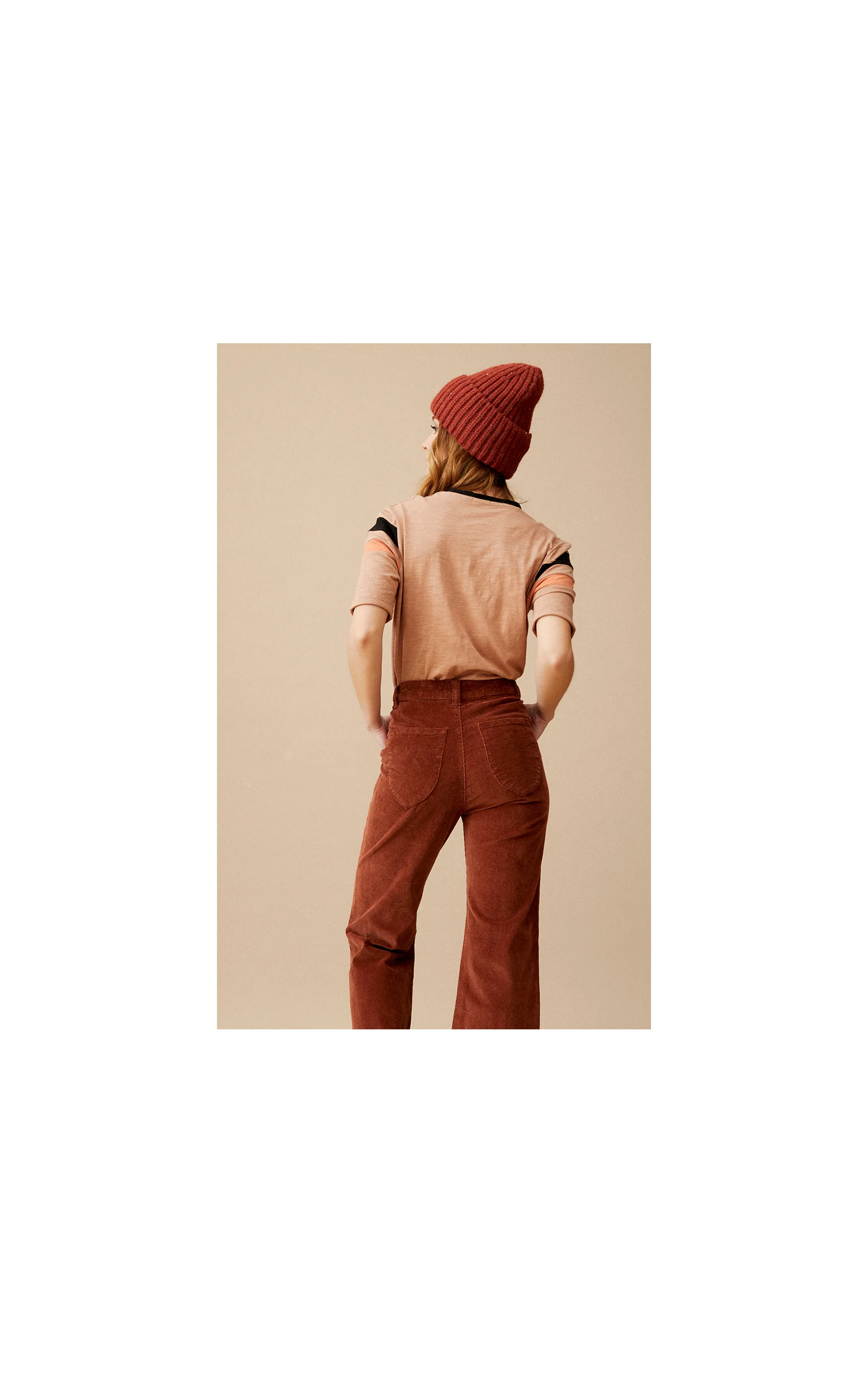 Pantalon velours Elisabeth Marron Chocolat | Wild