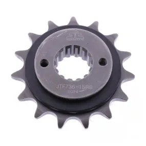 Pignon 15 dents PAS 520 Avec Caoutchouc JTF736.15RB