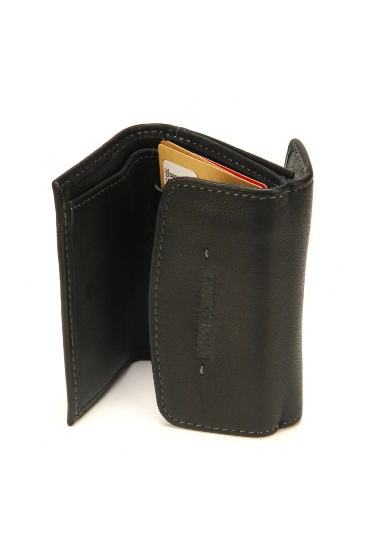 Porte-Monnaie en cuir dos à dos - Compact et sécurisé