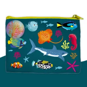 Porte-monnaie et badge Sous la mer Editions Cartesdart