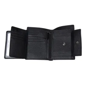Portefeuille Cuir Véritable RFID Protection Grande Capacité Homme