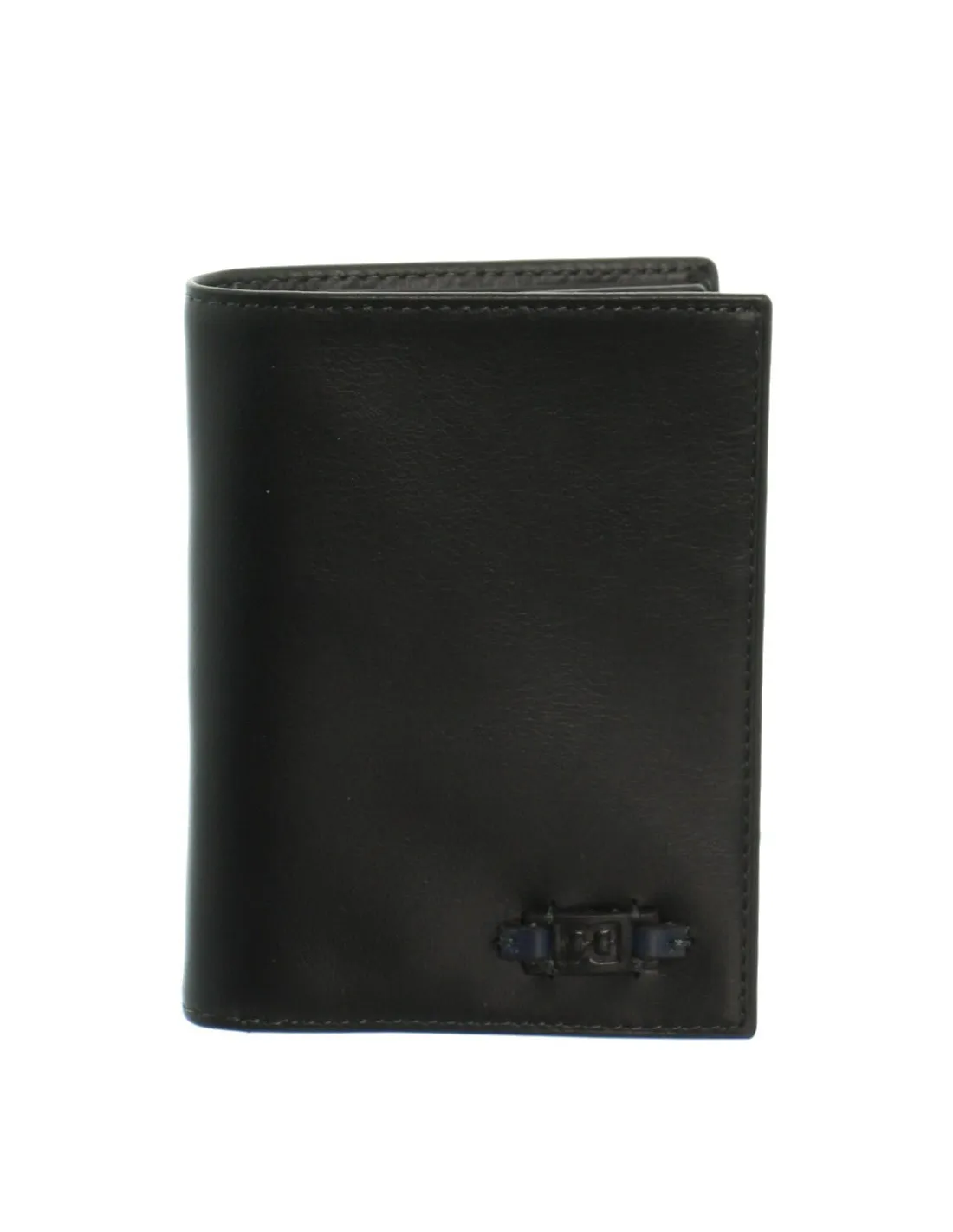 Portefeuille David William en cuir ref_46257 Noir 9.5*12.5*2