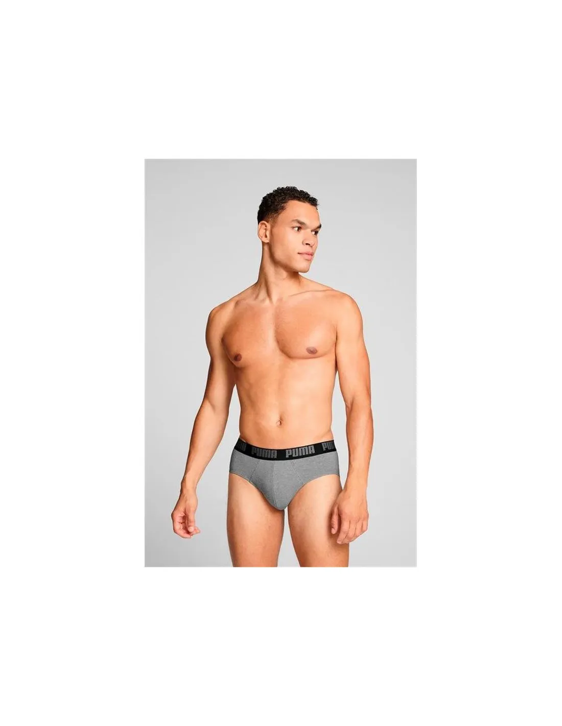 Slip de Puma Everyday 2P Homme Gris/Noir