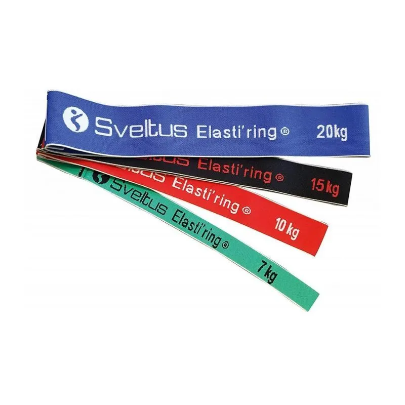 Sveltus Set De 4 Elasti'Ring Bte - Elastique musculation | Hardloop