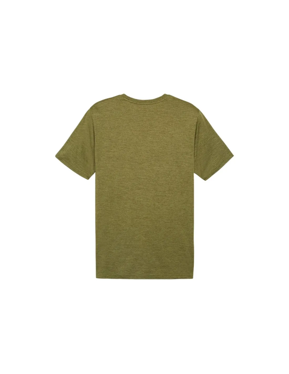 T-shirt by Fitness Puma TRAIN FAV HEATHER Olive Green Homme