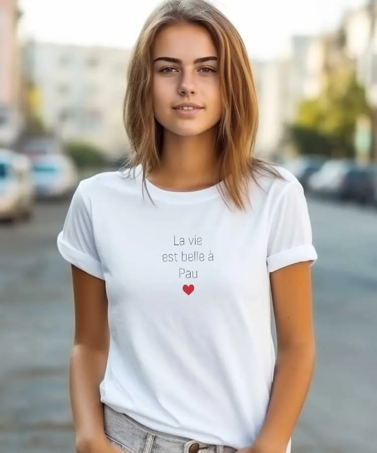 T-Shirt La vie est belle à Pau