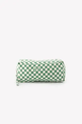 Trousse - Damier vert