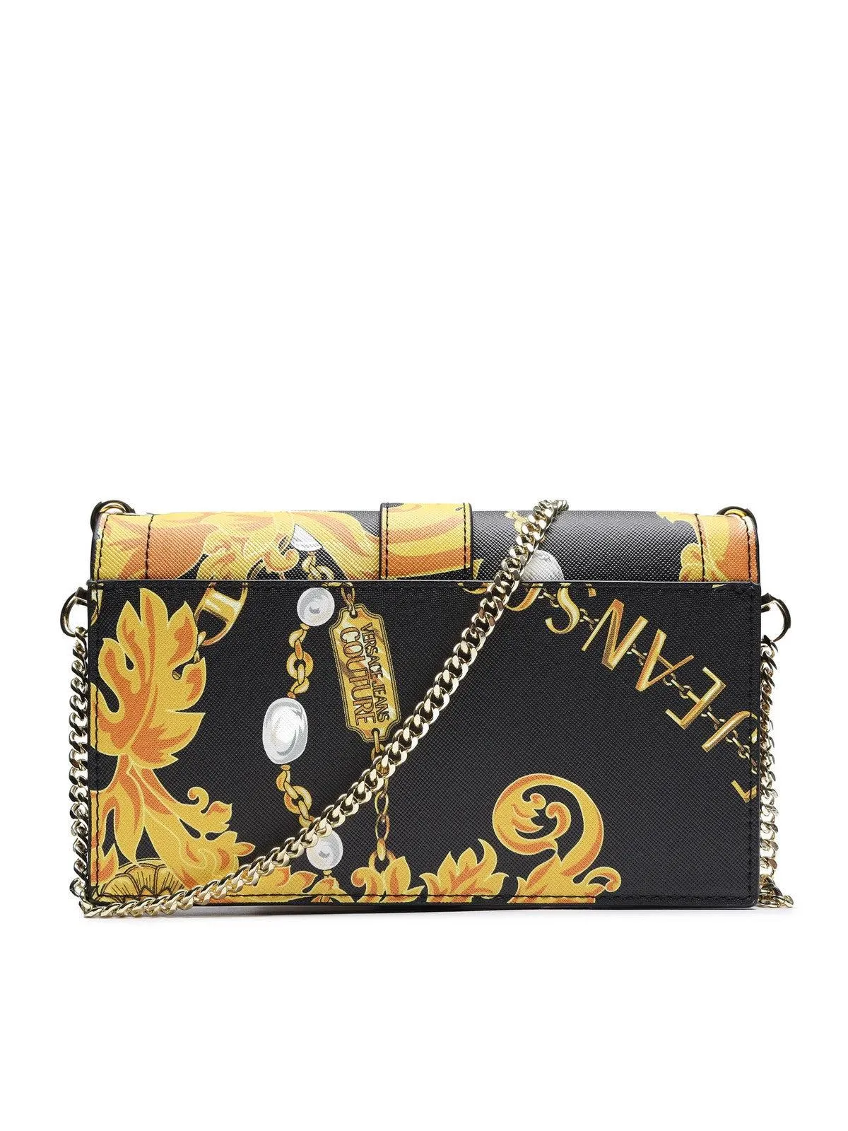 VERSACE JEANS COUTURE Portefeuille Femme 75VA5PF6 ZS807 G89 Noir