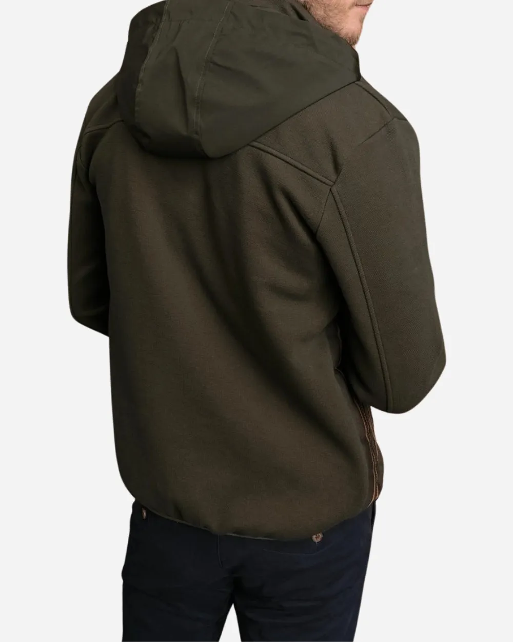 Veste zippé bi-matière
