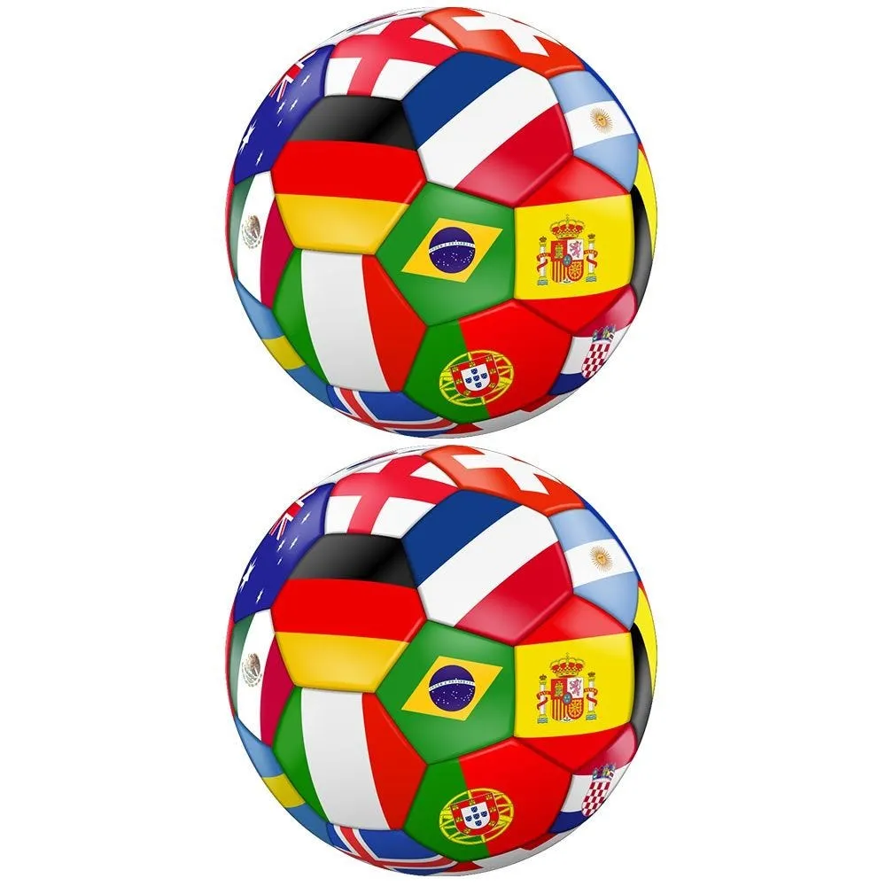 Vitrophanie ballons drapeaux - 50 x 70 cm